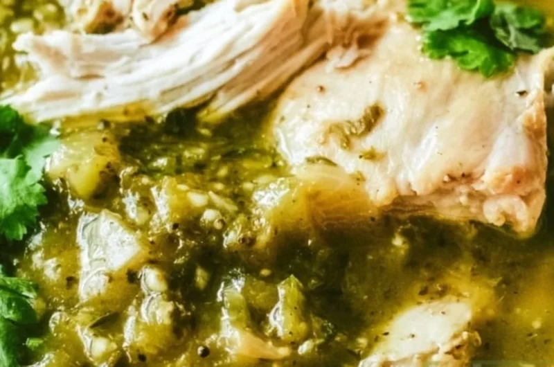 Anti-inflammatory chicken green chile dish with vibrant ingredients served in a bowl